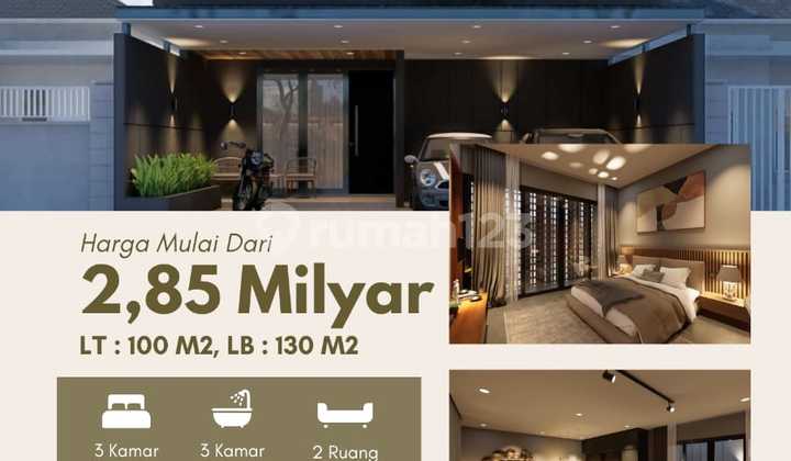 For Sale New Contemporary Modern 2-Storey House in Denpasar