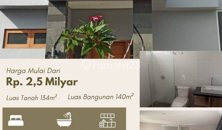 Dijual Rumah Baru 2 Lantai Di Jl Tukad Pakerisan Panjer  2