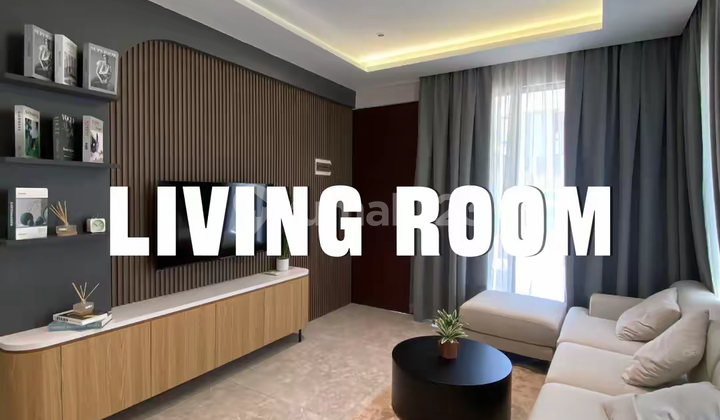 Rumah Mewah di Garden Avenue Cluster Teakwood Dekat Mcdonald's