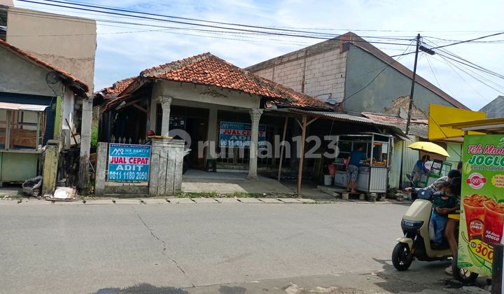 Rumah Tua di Jln Raya Kavling Keuangan Kedaung Pamulang Dekat Kampus Universitas Islam Indonesia, MRT Lebak Bulus Pusat Bisnis Ciputat