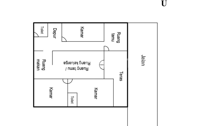 Deket Pasar Bengkok Kunciran Jalan Hasyim Ashari 3Km ke BSD