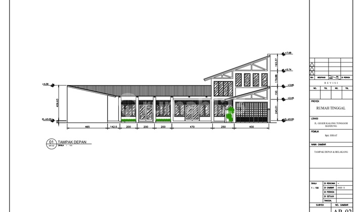 Rumah 4 Kamar Mewah Luas 441 M2 Ada Kolam Ikan Gegerkalong Bandung 2
