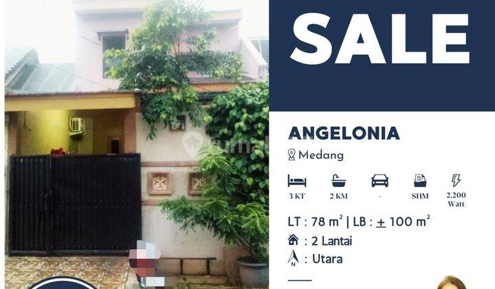 Dijual Rumah Bagus Hadap Utara di Cluster Angelonia, Tangerang 2