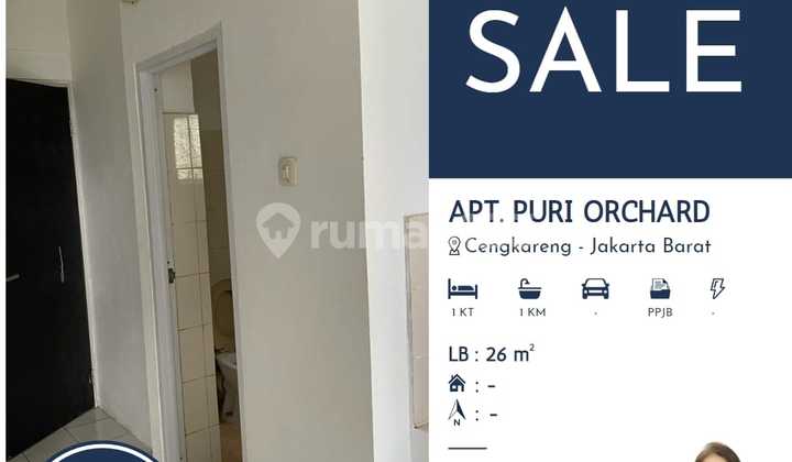 Dijual Cepat - Apartemen Puri Orchard Tipe Studio, Termurah di Jakarta Barat 1