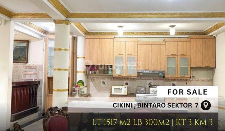 Rumah Semi Furnished SHM - Sertifikat Hak Milik di cikini , sektor 7, Bintaro 1