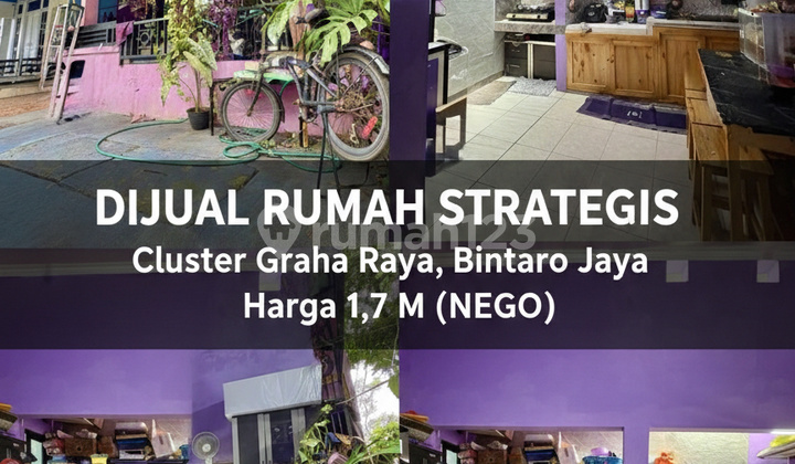 Dijual Rumah Cluster Celesta Graha Raya Bintaro Jaya Rumah Bagus di Bintaro SHM Rumah di Bintaro SHM