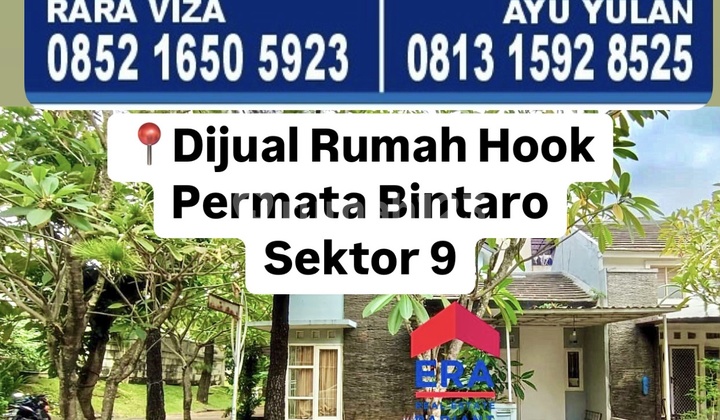 Rumah Dijual Di Cluster Permata Adora Bintaro Sektor 9 - Hook Rumah Bagus di Bintaro SHM