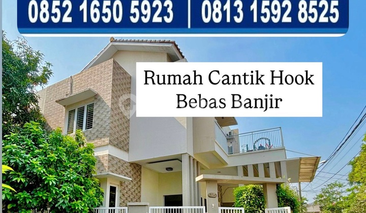 Dijual Rumah Hook Cantik Villa Bintaro Regency Bebas Banjir