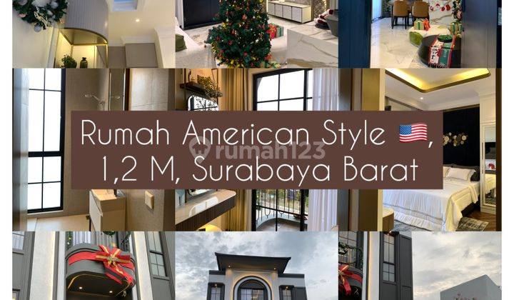 Rumah Bagus 2 Lantai American Surabaya Barat 1