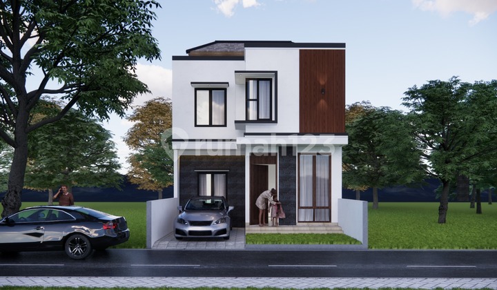 Modern Minimalist Concept House with Affordable Price in North Denpasar Modern Minimalist Concept House with Affordable Price in North Denpasar
