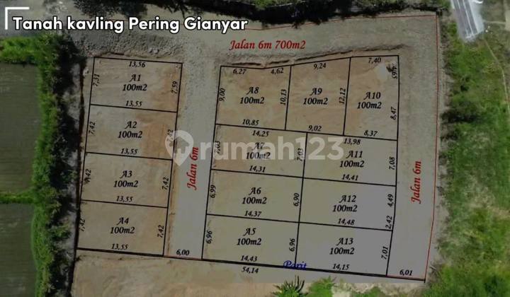 Ready-to-Build Plot of Land in Gianyar