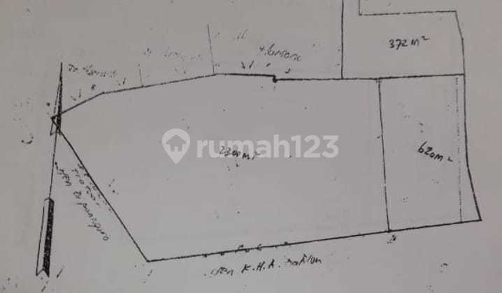 Kavling Jl Diponegoro Sidorejo Lor 3300m2 Strategis di Jalan Raya