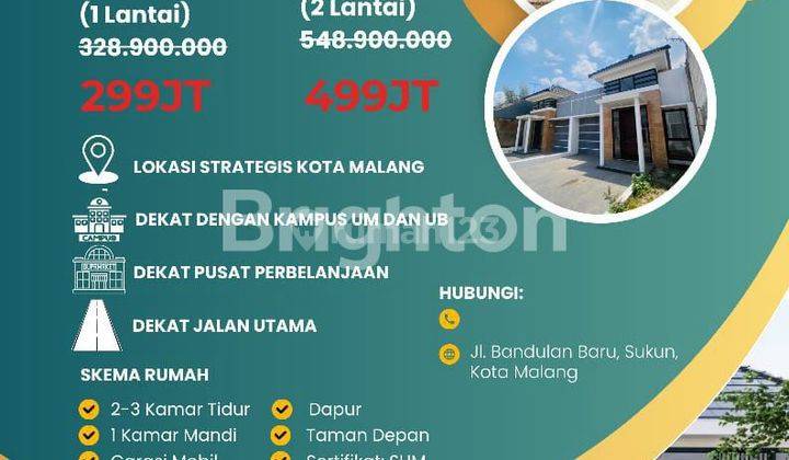 Rumah Baru si Perumahan Rengganis Residence di Tengah Kota Malang 2