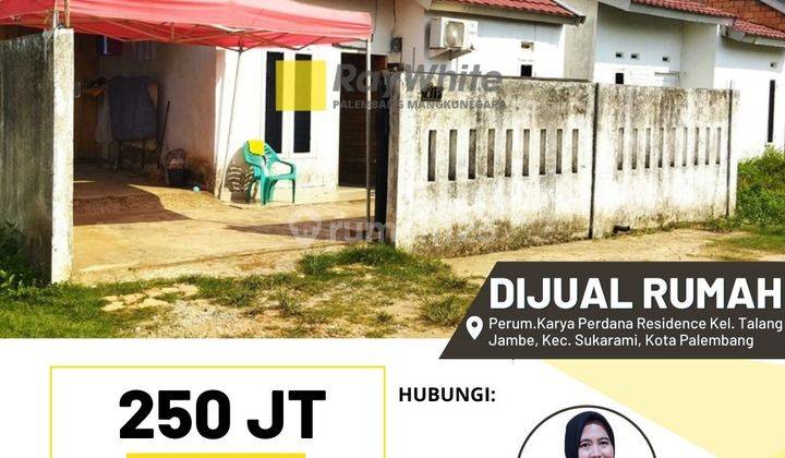 Di Jual Cepat Rumah Murah di Talang Jambe Kota Palembang 1