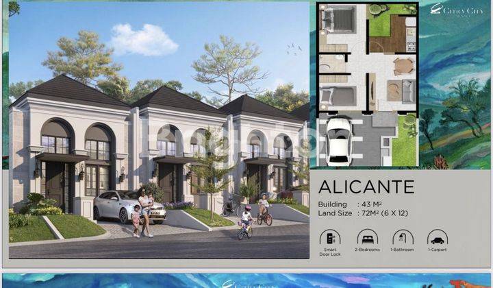 Rumah CLUSTER CHIANTI PHASE 2 - type Alicarte Bogor 1