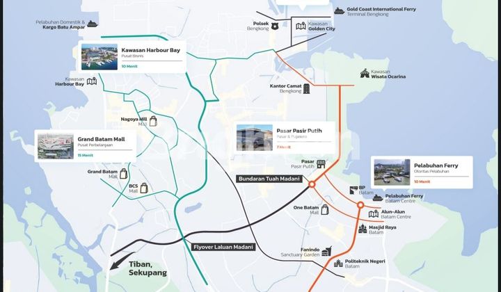 Perumahan Baru, Queensland Golden City, berlokasi di Bengkong, Batam 2