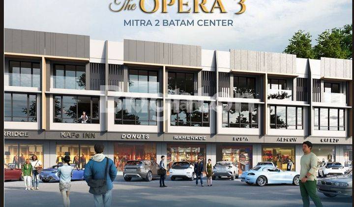 Ruko, The Opera 3, Batam Centre, 90 M²,  HGB - Hak Guna Bangun 1