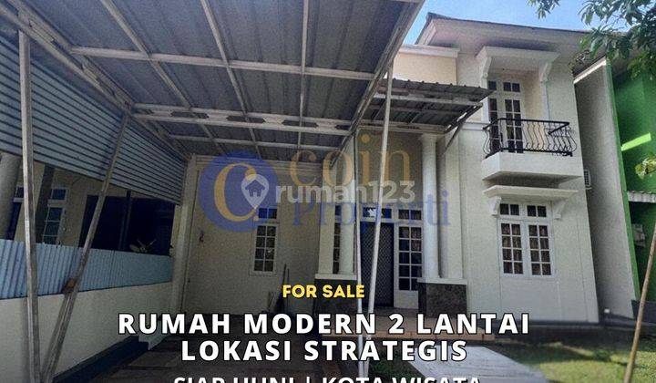 Rumah 2 Lantai Siap Huni Lokasi Strategis Dikota Wisata, Bogor 1