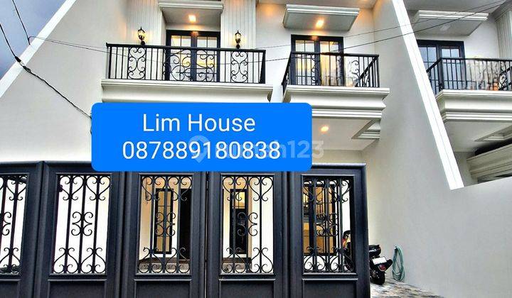 Dijual Rumah Baru Lux Modern Classic Bangunan 2024 Di Pondok Bambu Duren Sawit Jakarta Timur 1