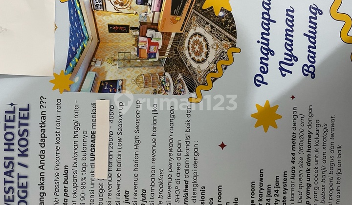 Kostel di Jantung Kota Bandung. bisa Diupdate Jadi Hotel Bintang 2 Ruang-Usaha Kostel di Jantung Kota Bandung. bisa Diupdate Jadi Hotel Bintang 2 Ruang-Usaha