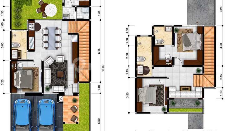 R60baru Gres Modern House Gayung Kebonsari 2