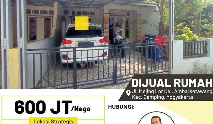 Rumah Dijual Cepat Jl Mejing Lor Sleman Jogjakarta 1