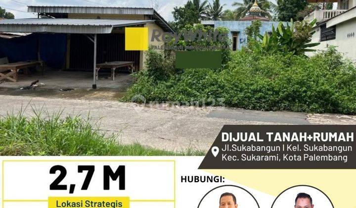 Tanah beserta Bangunan dijual sukabangun 1 Palembang 1