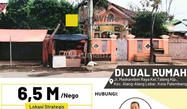 Rumah Dijual di Maskarebet KM 10 Palembang. 1