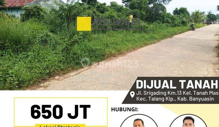 Tanah Dijual di KM 13  Srigading Palembang 1