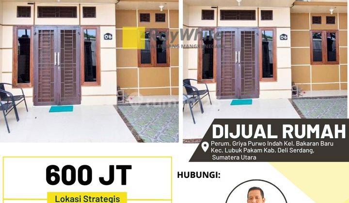 Rumah Dijual di Bakaran Batu Lubuk Pakam 1