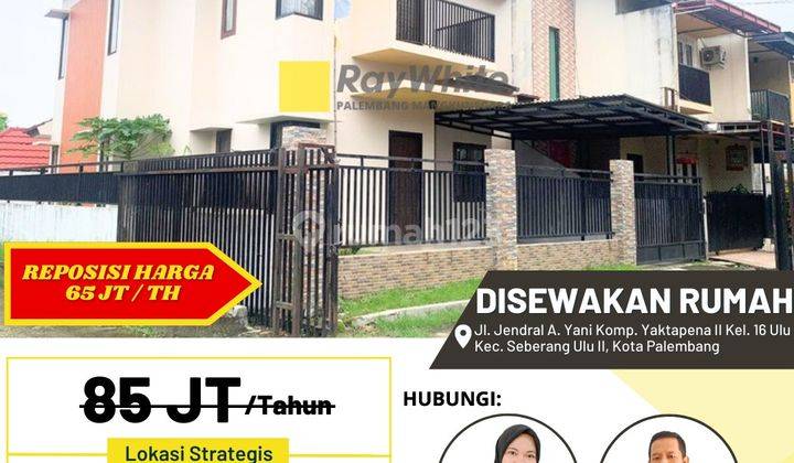 Rumah Disewakan dekat Kampus Muhammadiyah Palembang 1