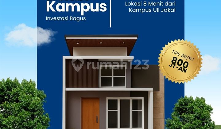 RUMAH SIAP HUNI HADAP TIMUR SAMPING MUSHOLLA DEKAT KAMPUS UII KALIURANG 1