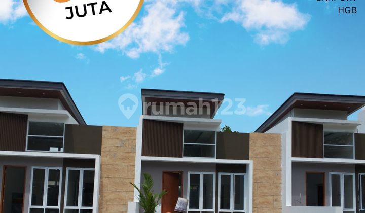 RUMAH SIAP HUNI 2 KAMAR HADAP BARAT DEKAT UII KALIURANG  1