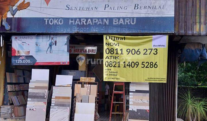 Dijual Dibawah Harga Pasaran Tempat Usaha,toko Bahan Bangunan Berlokasi.sangat Strategis Persis Depan Jalan Raya Bogor Cimanggis Cisalak 1