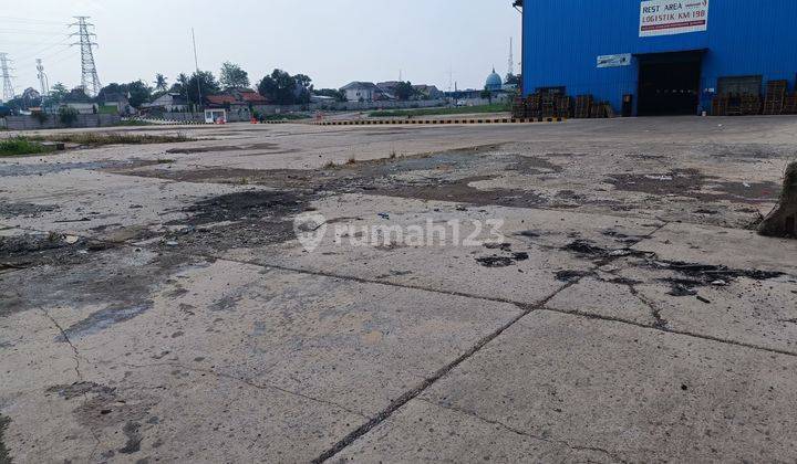 Sewa gudang outdor di lokasi strategis rest area 19 B hanya 25.000 permeterGudang persis di belakang rest area 19 B sangat menunjang usaha anda dengan harga sewa yang sangat terjangkau. Dengan luas tanah 13565 sqm, properti ini cocok untuk berbagai kebutu 2