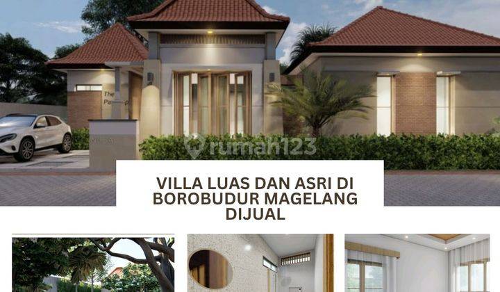 Villa Luas Dan Asri Di Borobudur Magelang Dijual 1