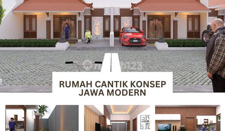 Dijual Rumah Cantik Konsep Jawa Modern 1