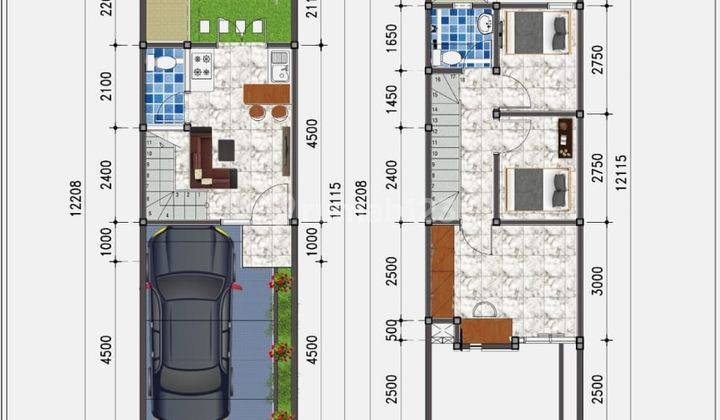 Hunian 2 Lantai Baru Cluster De Lewuwi 2