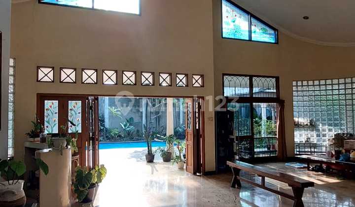 FOR SALE LAND WITH BONUS HOUSE AND POOL HAJI NAWI, CIPETE SOUTH JAKARTA 2