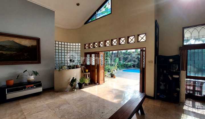 FOR SALE LAND WITH BONUS HOUSE AND POOL HAJI NAWI, CIPETE SOUTH JAKARTA