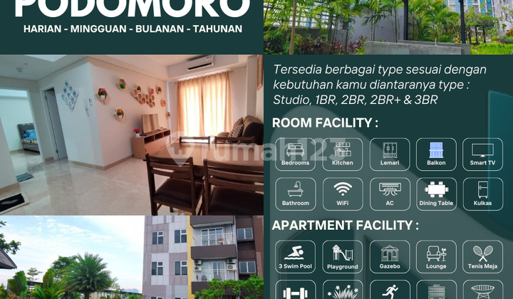 Rent Podomoro City Deli Medan Apartment at an Affordable Price
