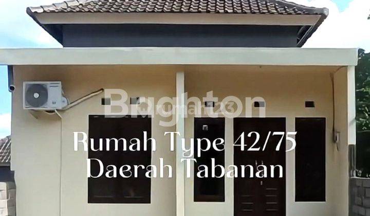 Cluster Rumah Baru Shm Type 42/72 Dp Mulai 5% Batuaji Tabanan 1