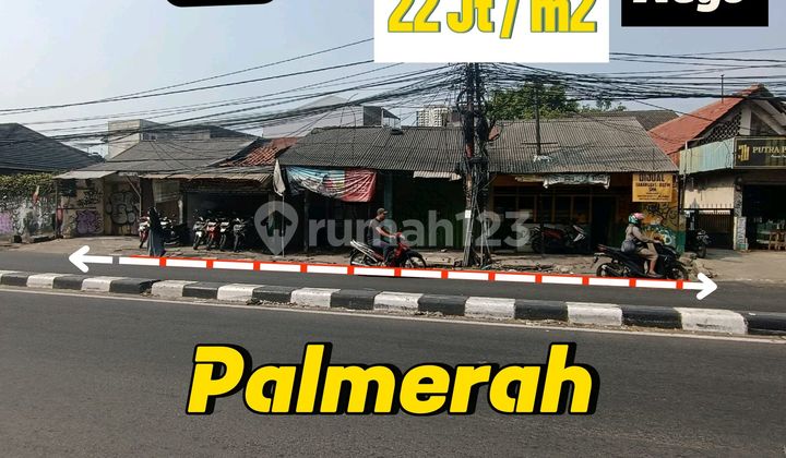 Quick Sale Commercial Roadside Land in Palmerah, West Jakarta