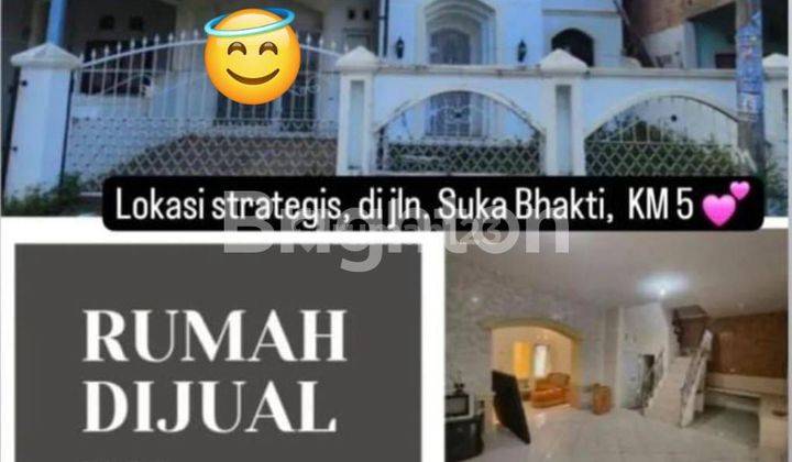 PALEMBANG KM5, , RUMAH DI JALAN SUKA BHAKTI 1