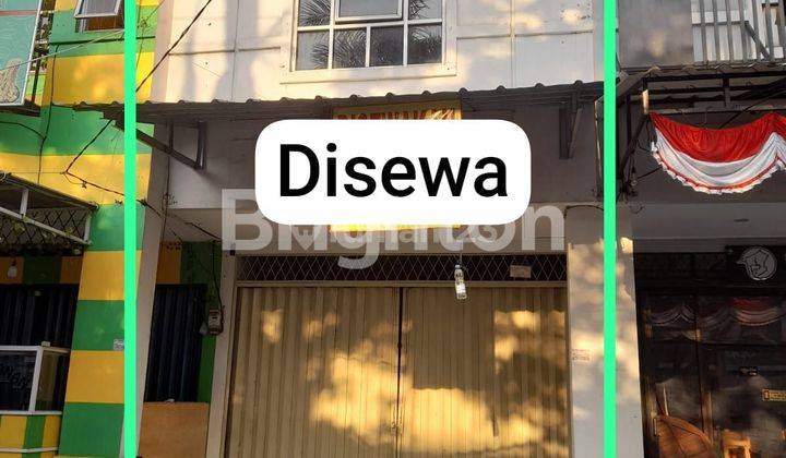 DISEWAKAN RUKO PORIS STRATEGIS SEBELAH BANK BRI, PARKIR LUAS COCOK UNTUK DAGANG, KANTOR, USAHA PERCETAKAN, KURINER,SIAP MASUK, DI  HARGA SEWA  TERJANGKAU 1