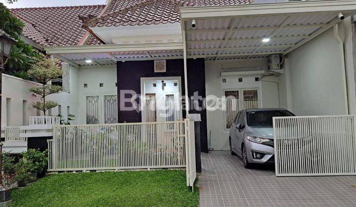 PURIMAS RUMAH ONE GATE SYSTEM SIAP HUNI SELANGKAH KE MERR, TOLL, DLLLT  152  LB 105KT 3+1 KM 2DIMENSI 8×19CARPORT 1 MBLSHMLISTRIK 4400 1