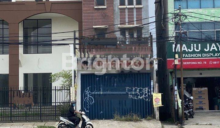 ruko 4lT lokasi strategis di pinggir jalan persis cocok untuk usaha kuliner kantor DLL 1