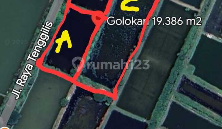 Land in Gresik Industrial Estate, East Java. Land Area 19.386m²