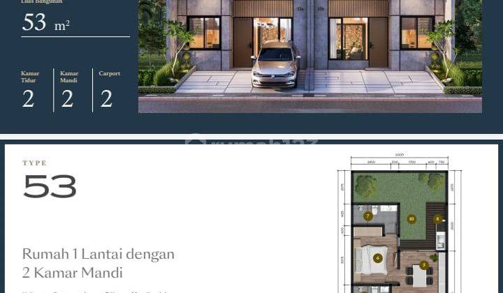 Rumah dengan tema resort di kemang Bogor 2