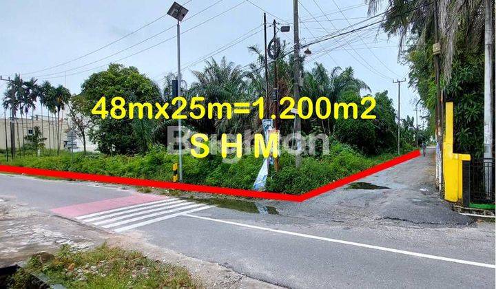Tanah Strategis Posisi Hook Tengah Kota Dekat Soekarno Hatta Arengka 1 1